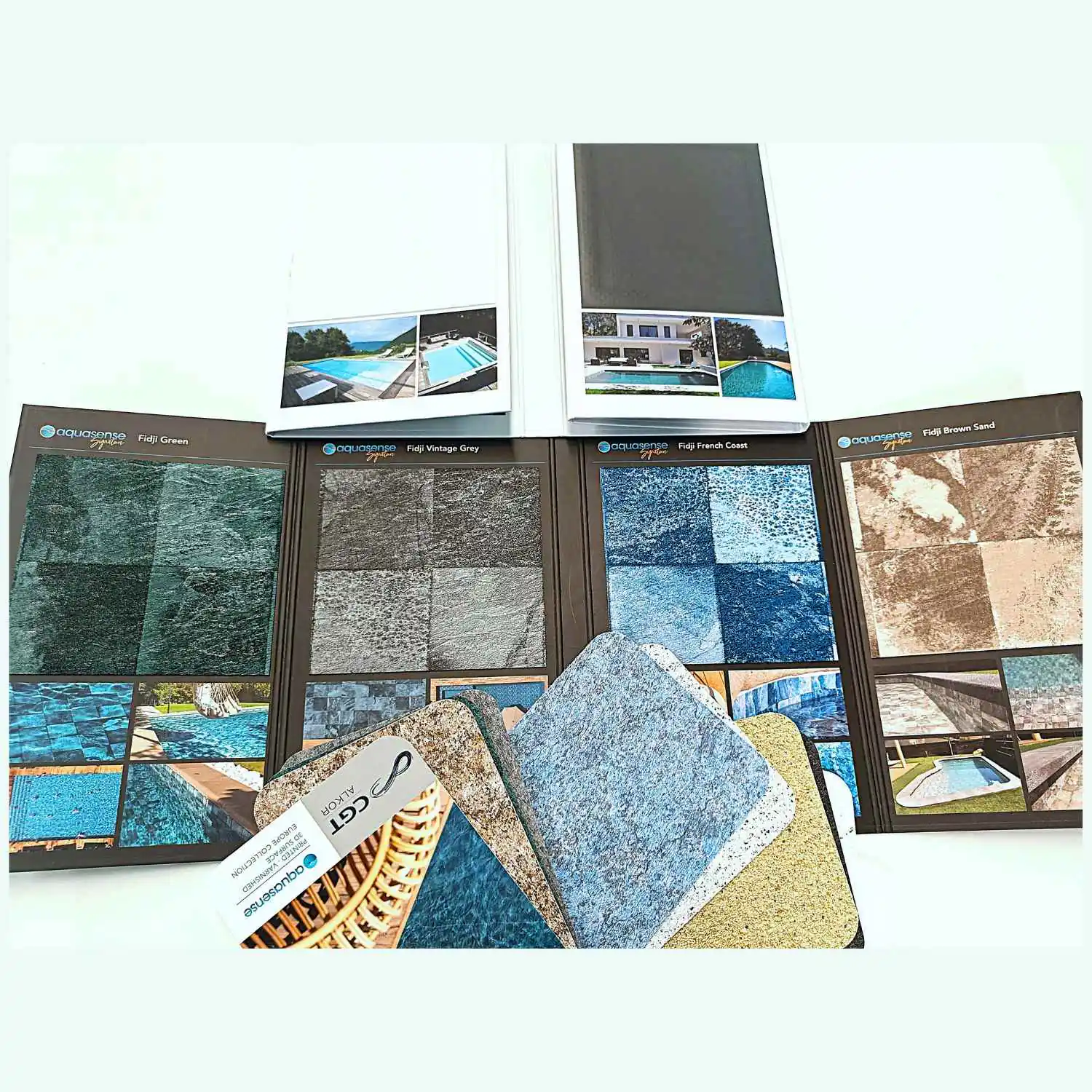 diferentes acabados y texturas de lámina armada